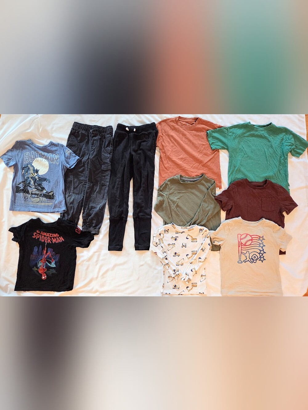 Boys Clothes Size 6 10pc. Gap &1 Child Pl. Slim Jeans Sweatpants Tees Pj Top C